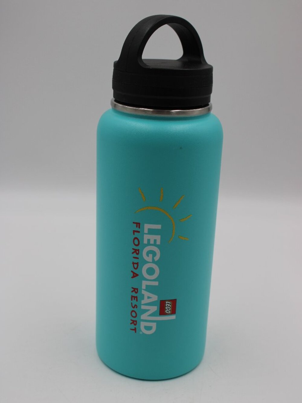 Legoland Florida Resort 2025 Insulated Pale Blue Steel Water Bottle Thermos